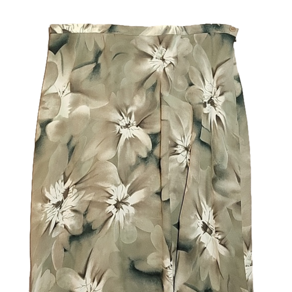 Jones New York 100% Silk Maxi Skirt Size 16
